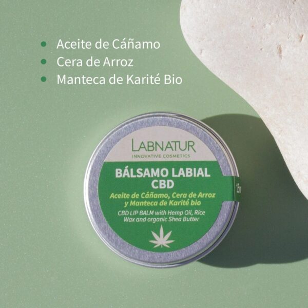 Bálsamo Labial CBD 15ml Labnatur - Imagen 3