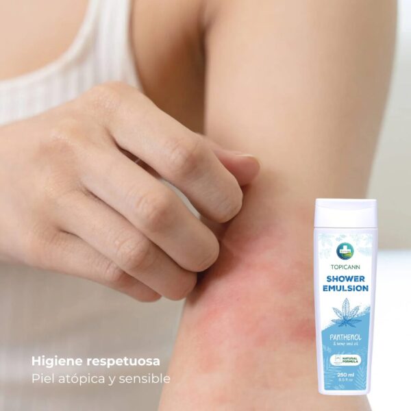 TOPICANN Emulsión – Gel de ducha suave para pieles atópicas - Imagen 6